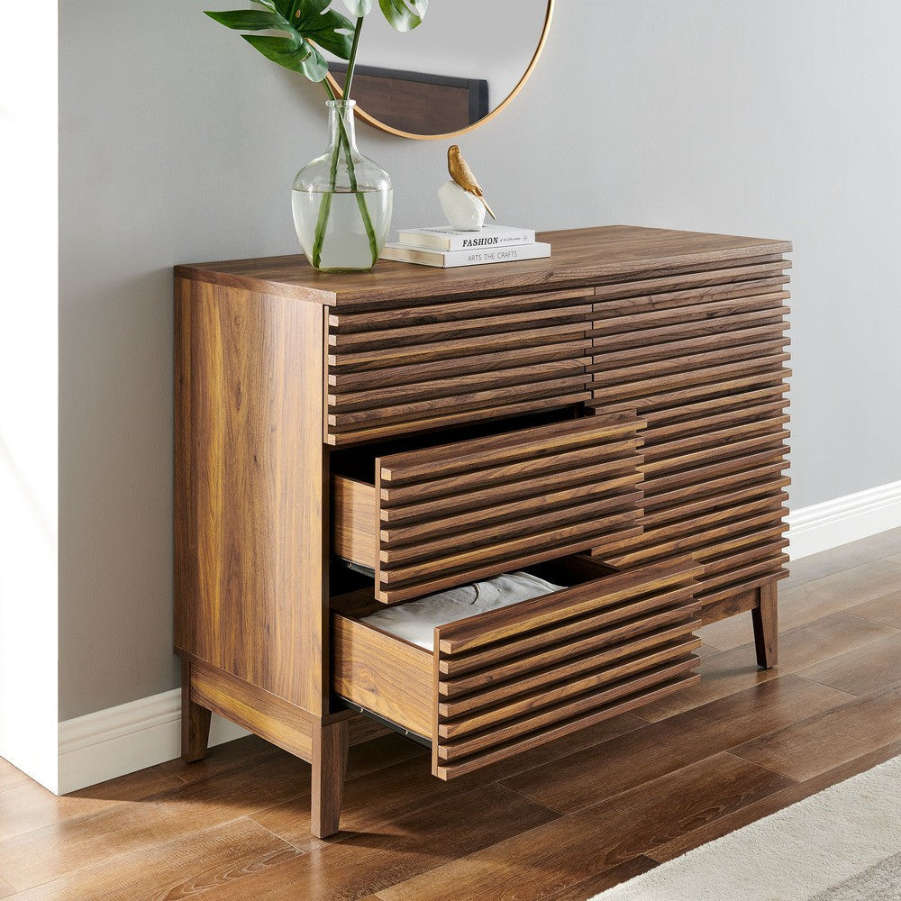 MOD-7204-WAL Render 47" 6-Drawer Dresser by Modway