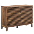 Modway MOD-7204-WAL Render 47" 6-Drawer Dresser Walnut