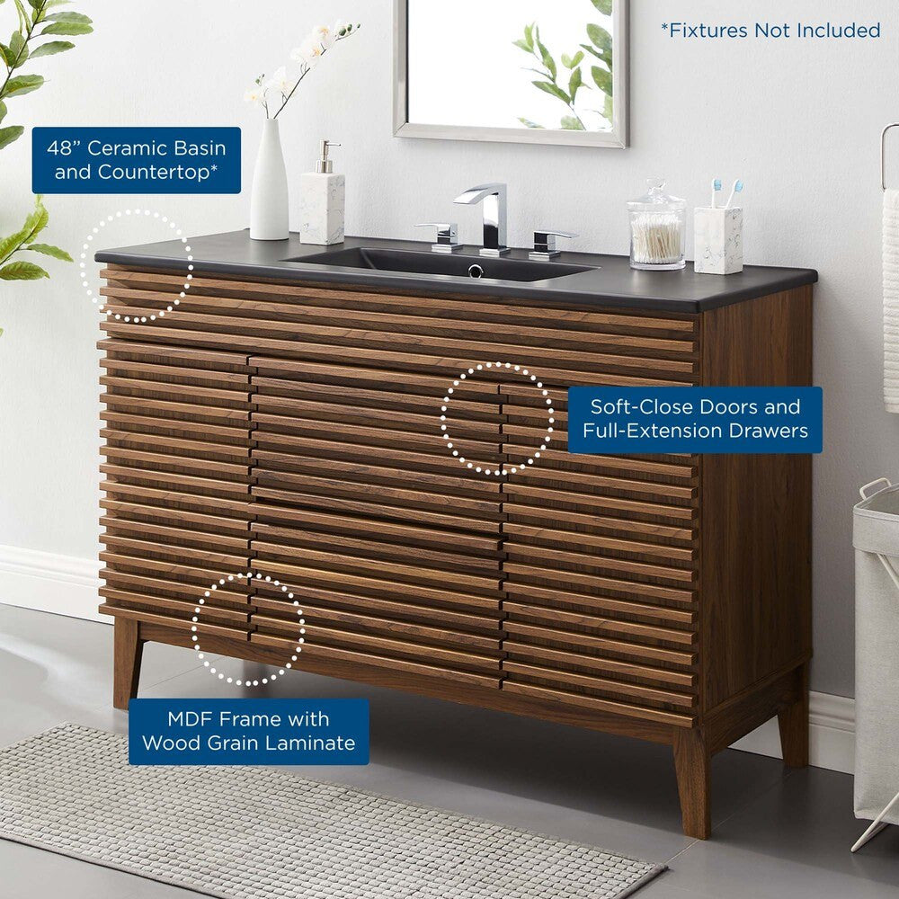 EEI-5398 Render 48" Single Sink Bathroom Vanity by Modway
