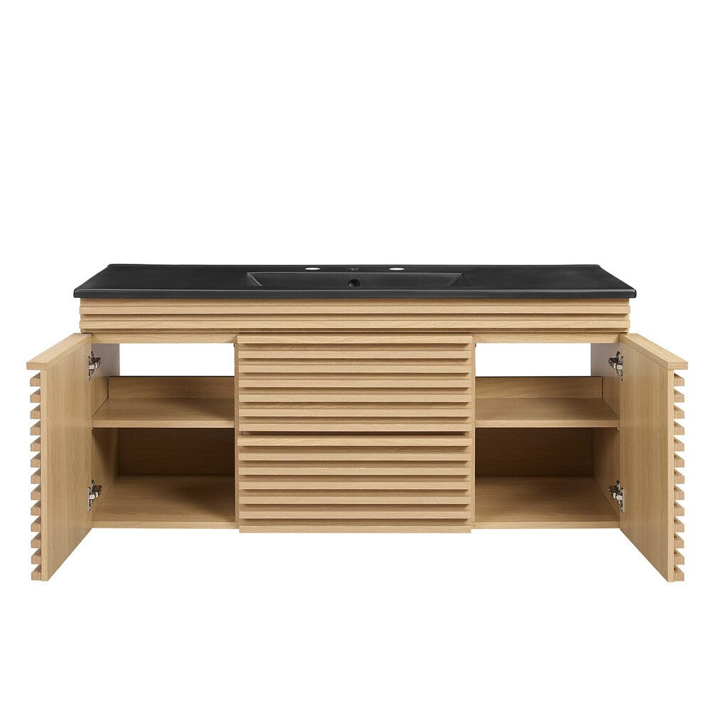 EEI-5801 Render 48" Wall-Mount Bathroom Vanity by Modway