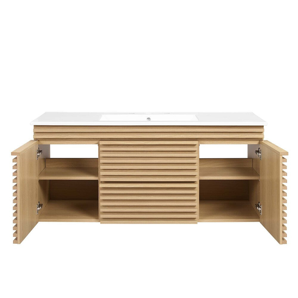 EEI-5801 Render 48" Wall-Mount Bathroom Vanity by Modway