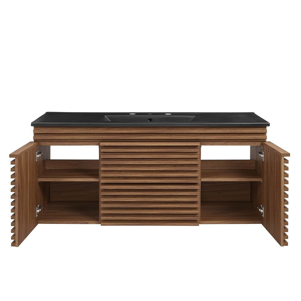 EEI-5801 Render 48" Wall-Mount Bathroom Vanity by Modway