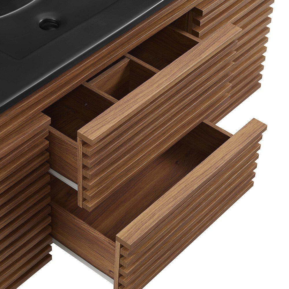 EEI-5801 Render 48" Wall-Mount Bathroom Vanity by Modway