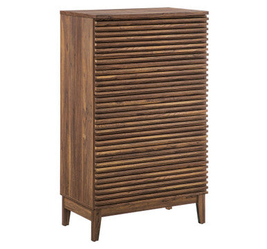 Modway MOD-7203-WAL Render 5-Drawer Chest Walnut