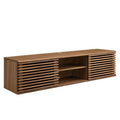 Modway EEI-4267-WAL Render 60" Wall-Mount Media Console TV Stand Walnut