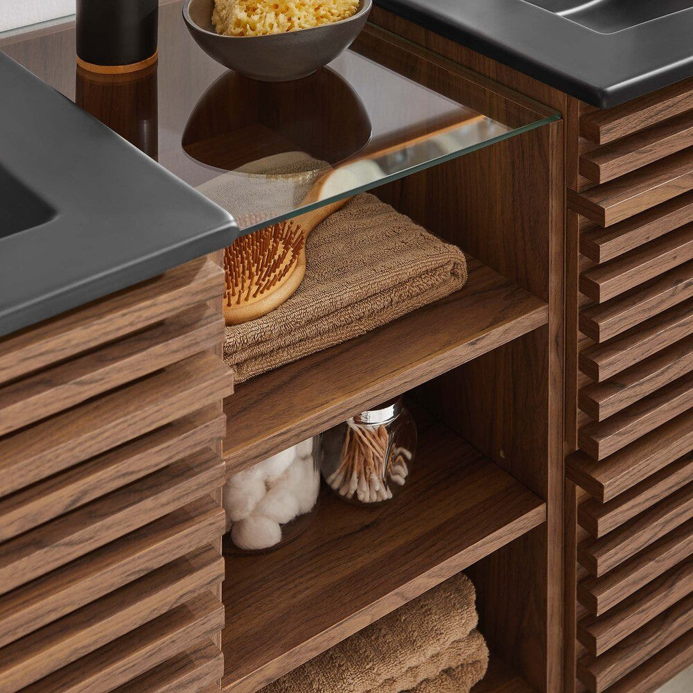 EEI-6941 Render 62" Wall-Mount Double Sink Bathroom Vanity by Modway
