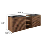 EEI-6941 Render 62" Wall-Mount Double Sink Bathroom Vanity by Modway