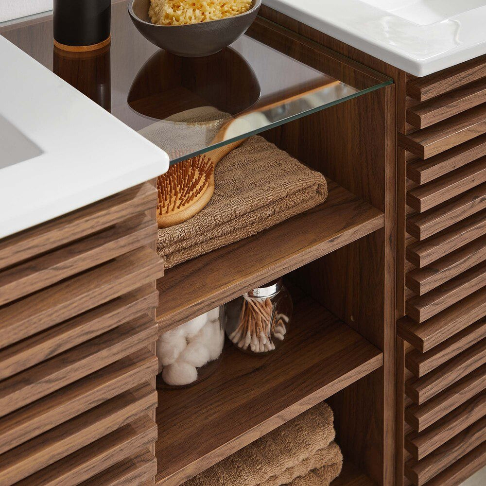 EEI-6941 Render 62" Wall-Mount Double Sink Bathroom Vanity by Modway