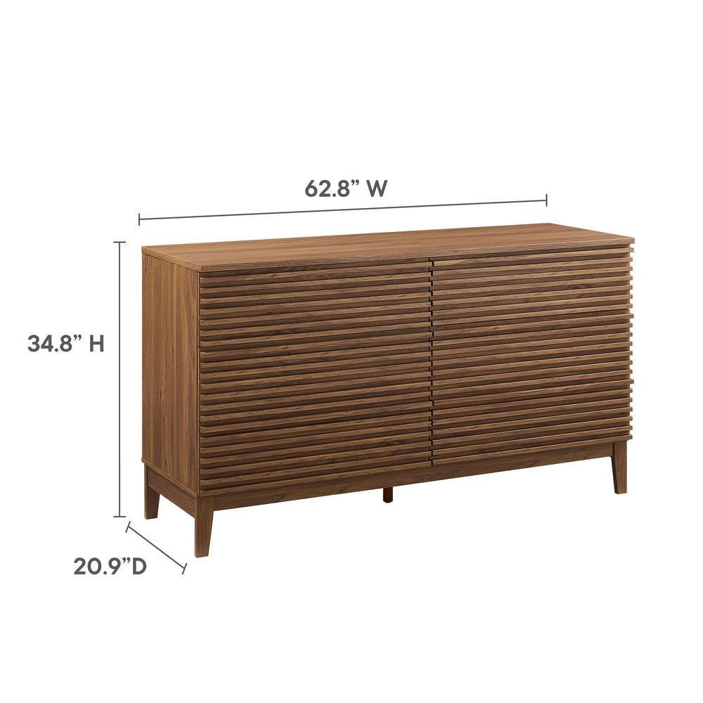 MOD-7200-WAL Render 63" 6-Drawer Dresser by Modway
