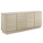Modway EEI-6966-TRA Render 70" Faux Travertine Sideboard Cabinet TV Stand Travertine