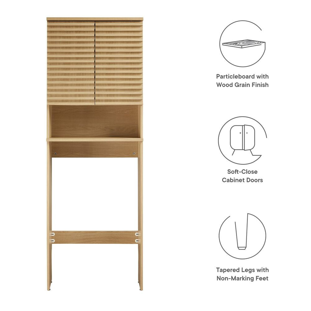 EEI-6853 Render Over the Toilet Bathroom Storage Cabinet by Modway