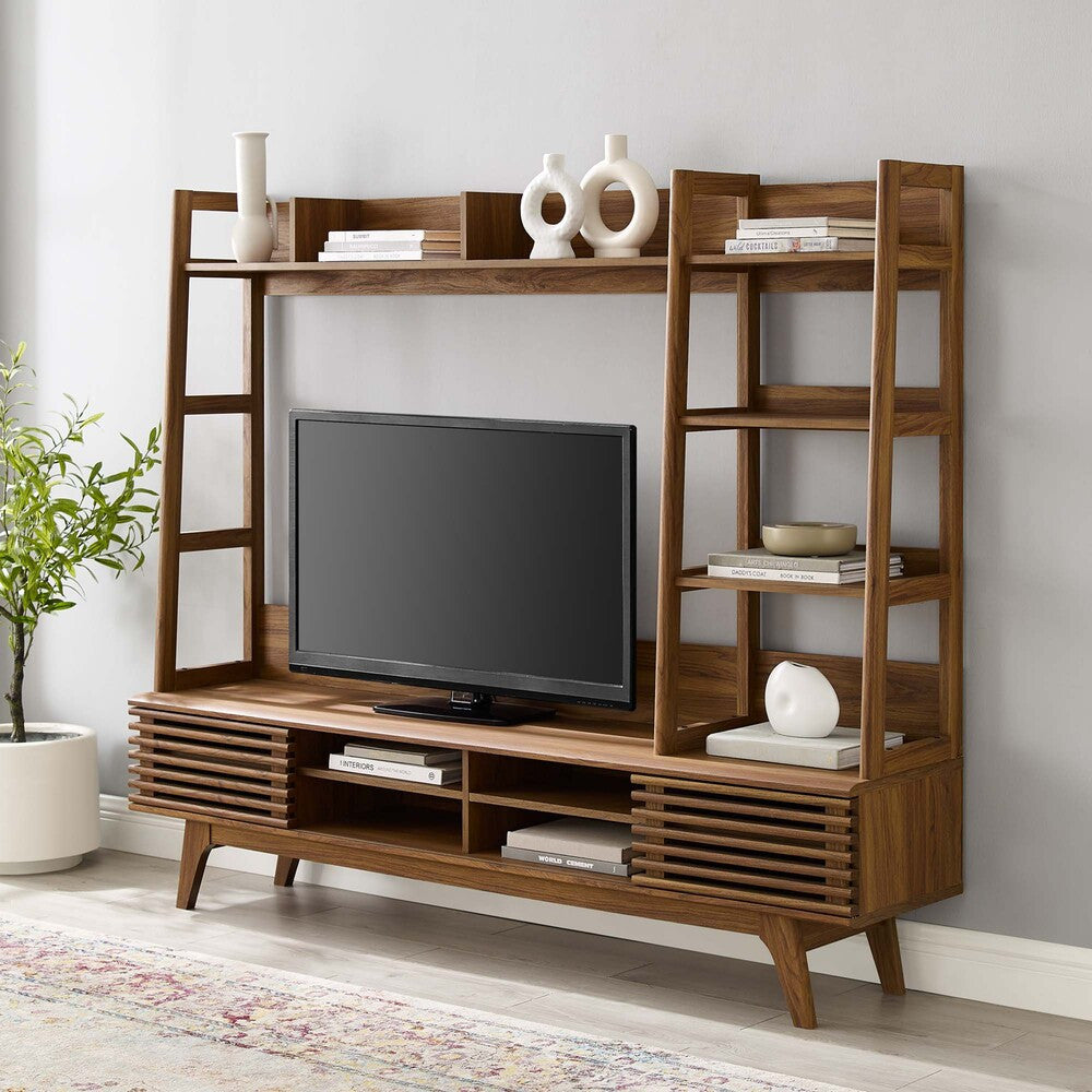 EEI-3863-WAL Render TV Stand Entertainment Center by Modway