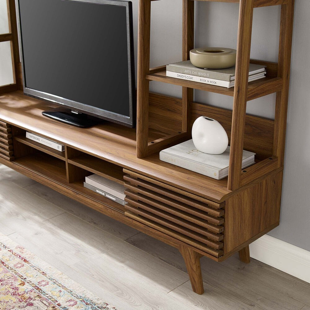 EEI-3863-WAL Render TV Stand Entertainment Center by Modway