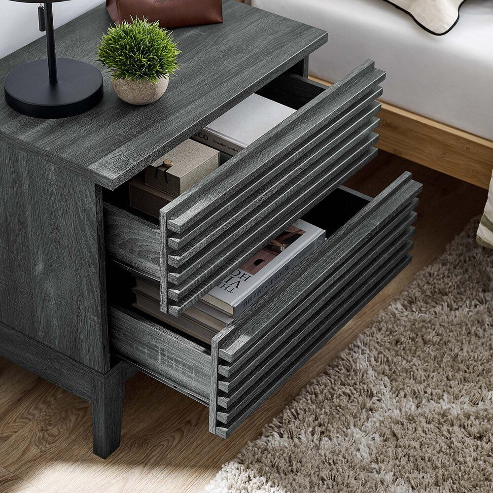 MOD-6964 Render Two-Drawer Nightstand by Modway