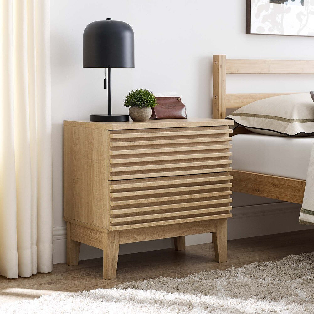 MOD-6964 Render Two-Drawer Nightstand by Modway