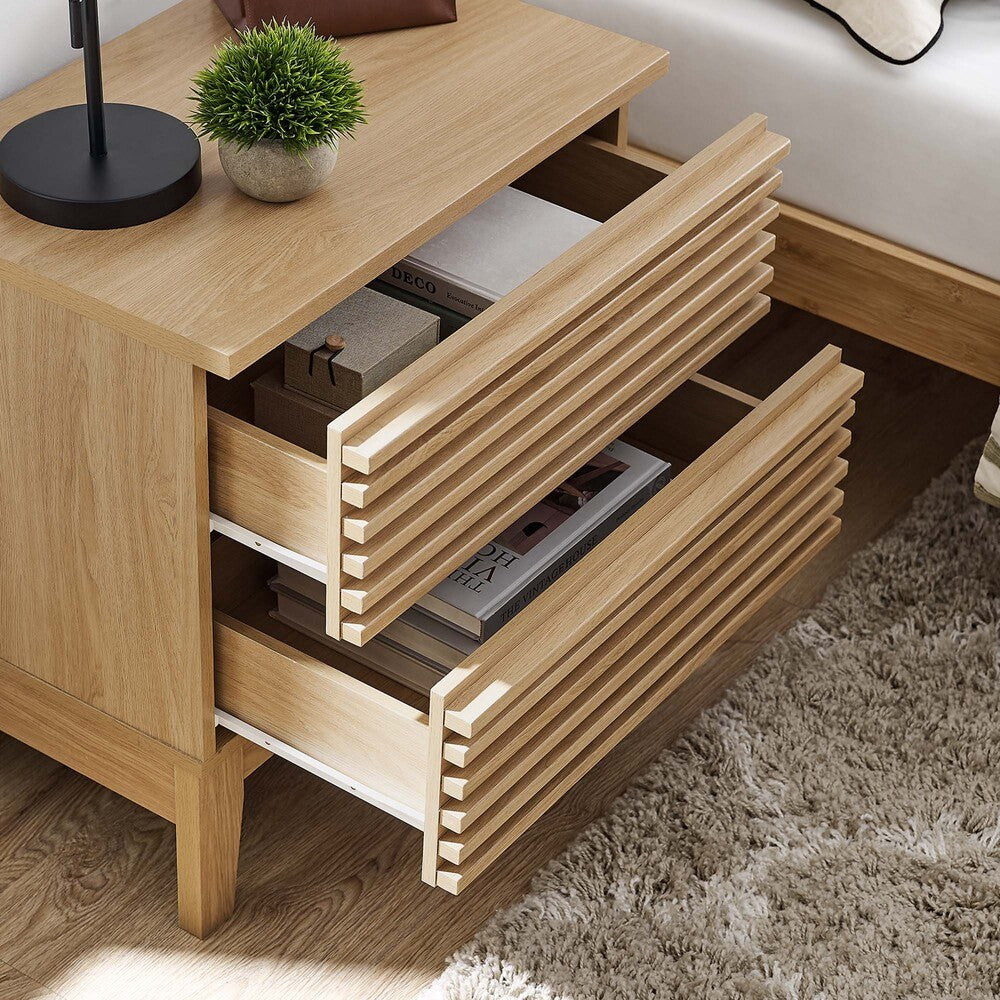 MOD-6964 Render Two-Drawer Nightstand by Modway