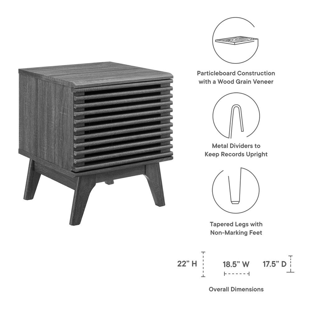 EEI-4262 Render Vinyl Record Display Stand by Modway