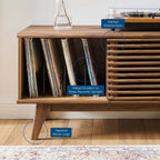 EEI-4263 Render Vinyl Record Display Stand by Modway