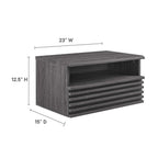 MOD-7058 Render Wall-Mount Nightstand by Modway