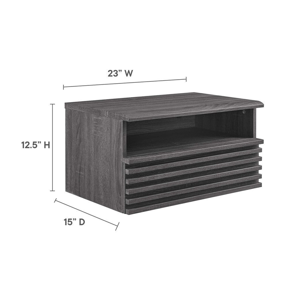 MOD-7058 Render Wall-Mount Nightstand by Modway
