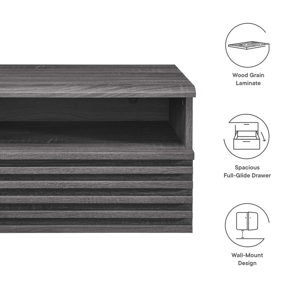 MOD-7058 Render Wall-Mount Nightstand by Modway