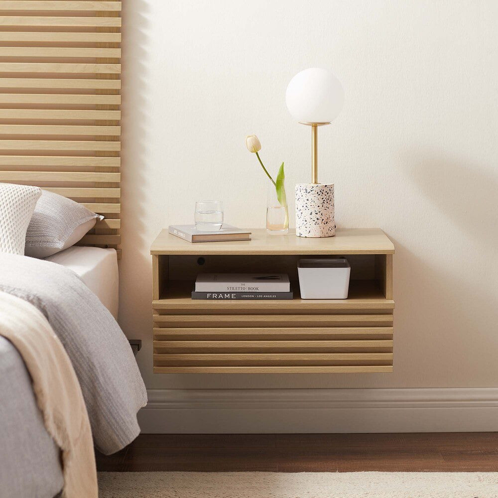 MOD-7058 Render Wall-Mount Nightstand by Modway