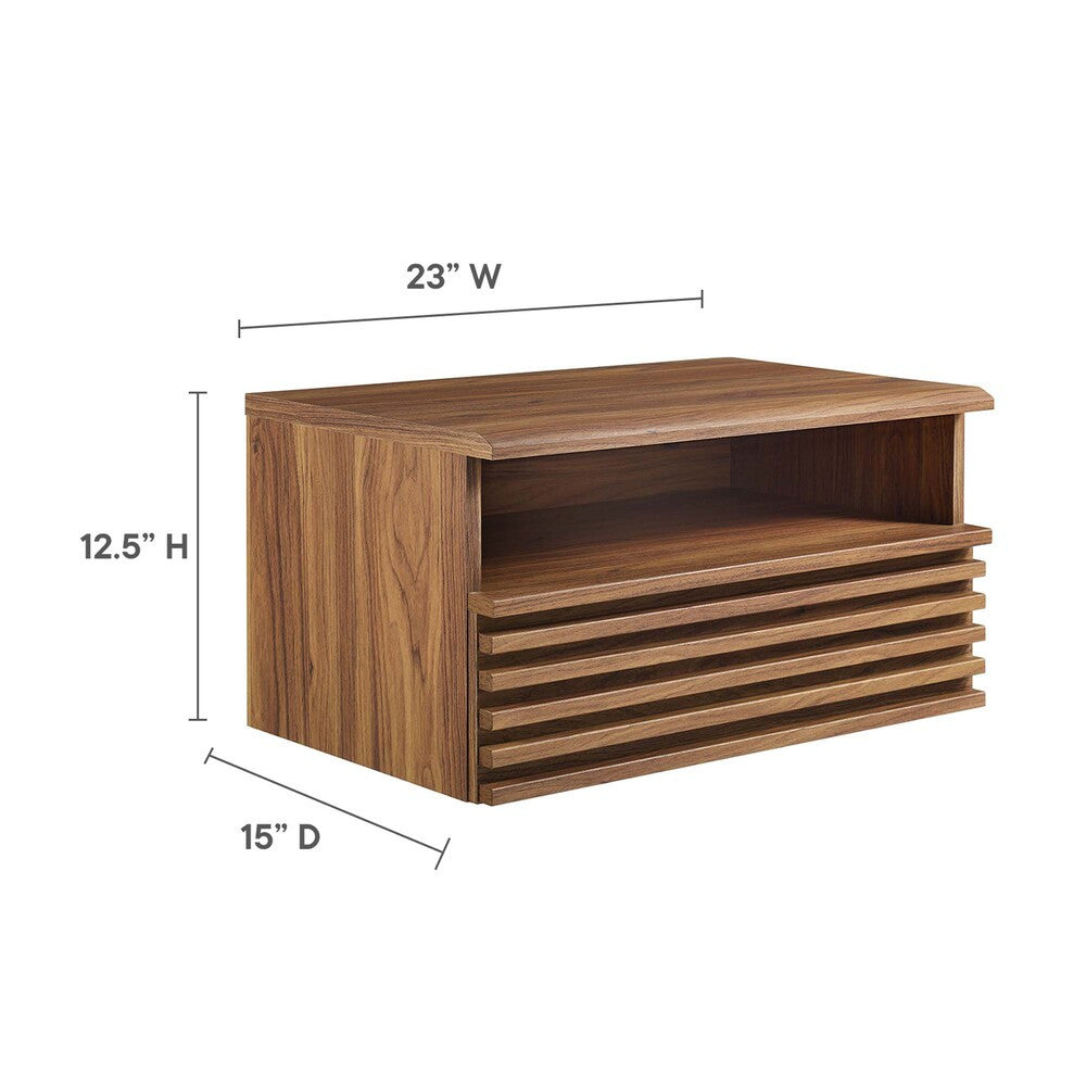 MOD-7058 Render Wall-Mount Nightstand by Modway