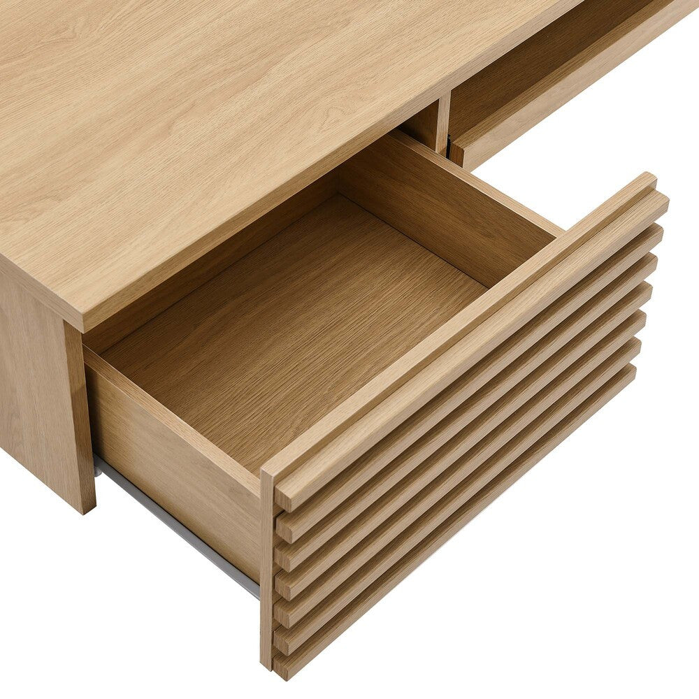 EEI-5865 Render Wall Mount Wood Office Desk by Modway