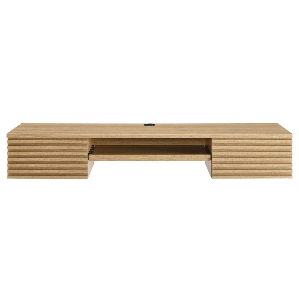 EEI-5865 Render Wall Mount Wood Office Desk by Modway
