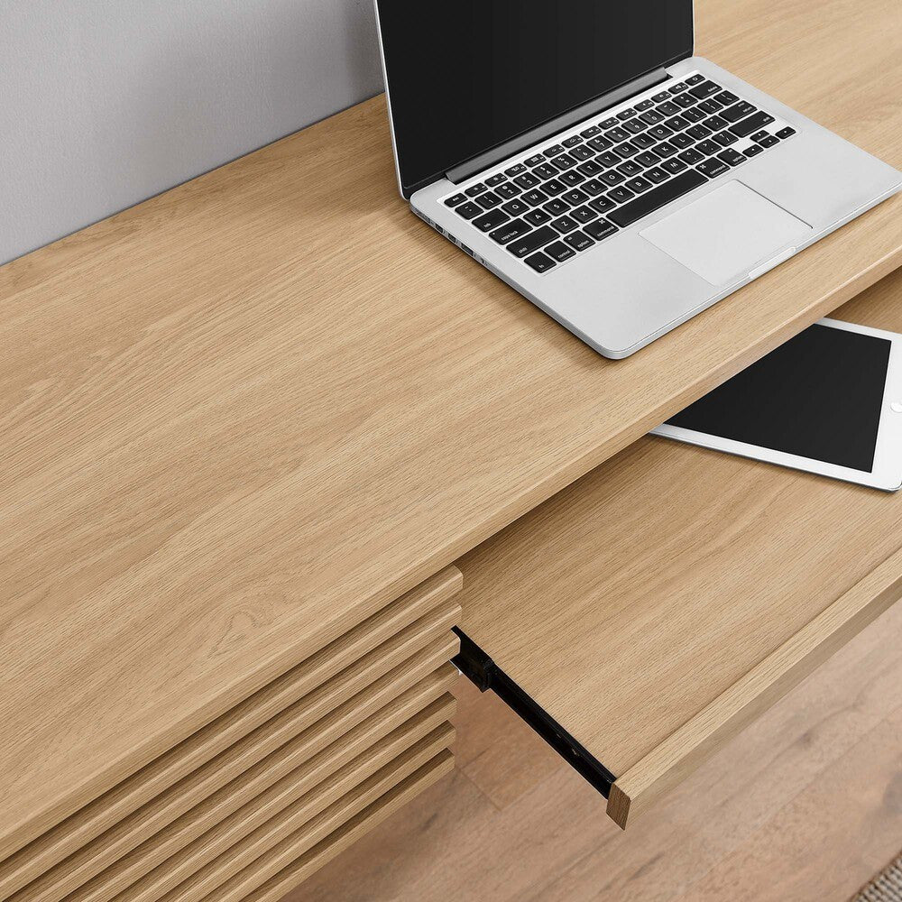 EEI-5865 Render Wall Mount Wood Office Desk by Modway