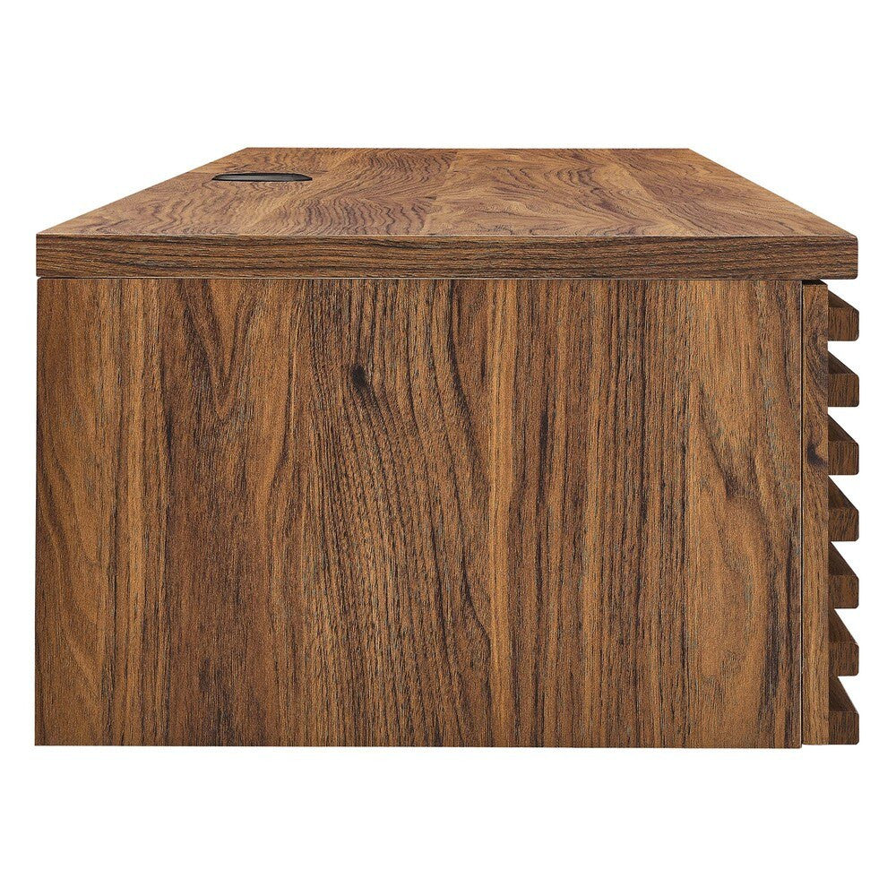 EEI-5865 Render Wall Mount Wood Office Desk by Modway