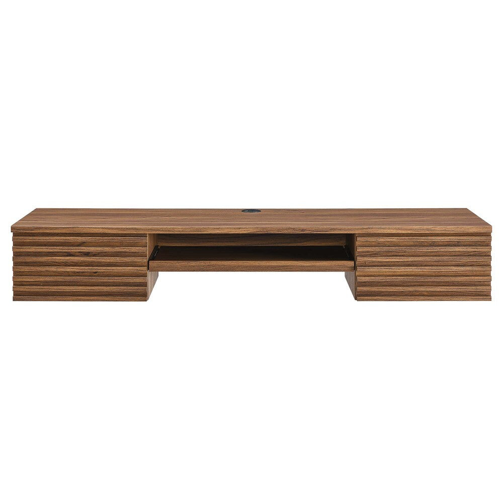 EEI-5865 Render Wall Mount Wood Office Desk by Modway