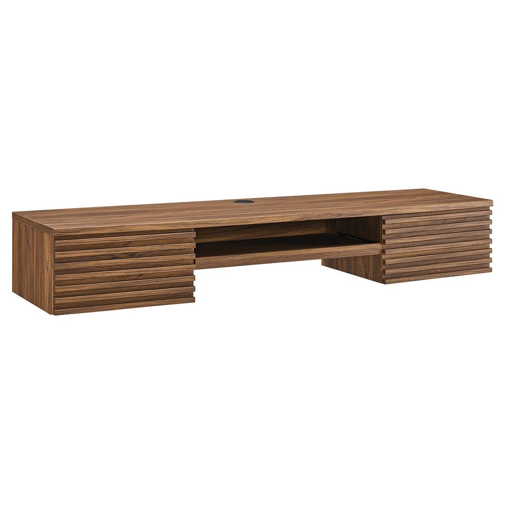 EEI-5865 Render Wall Mount Wood Office Desk by Modway