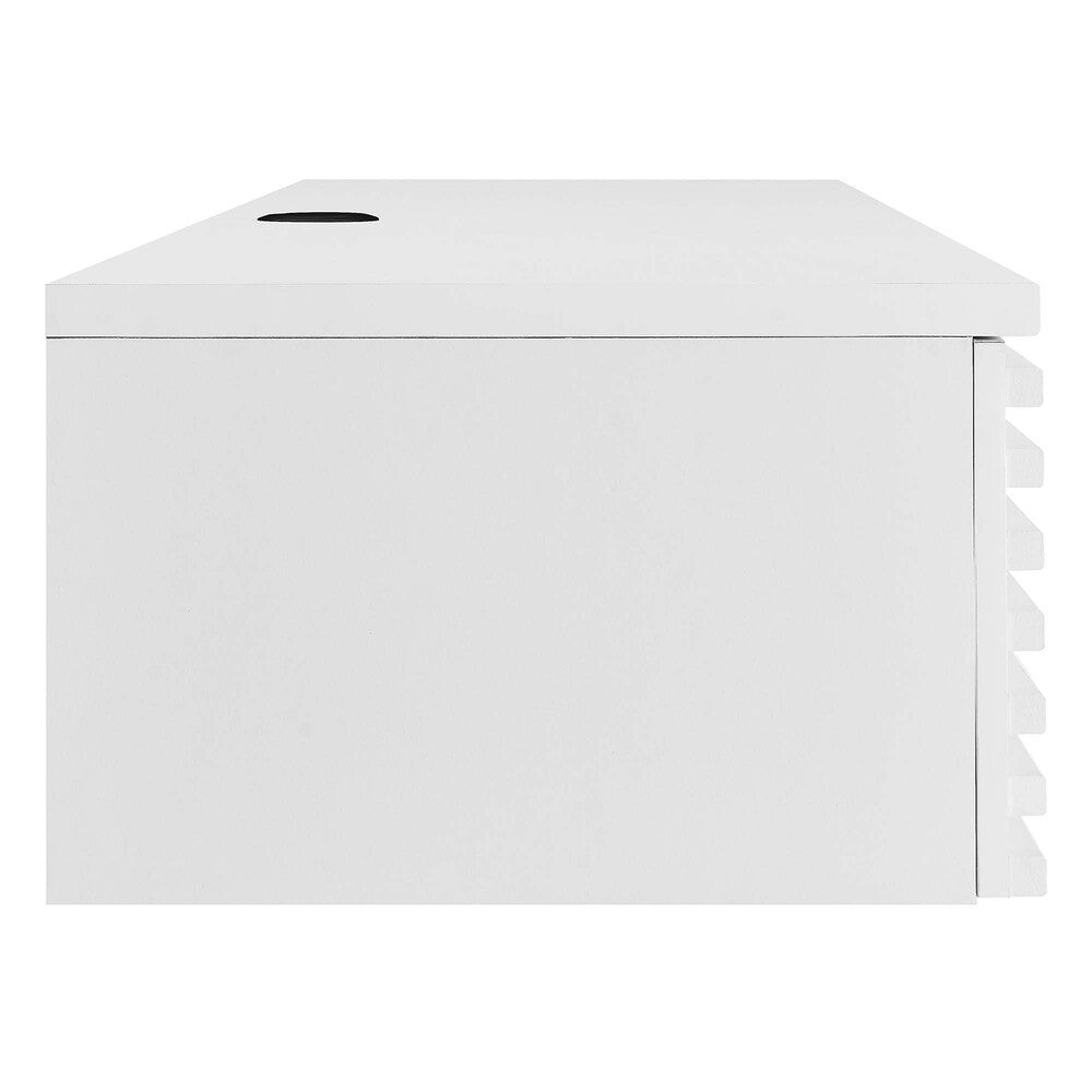 EEI-5865 Render Wall Mount Wood Office Desk by Modway