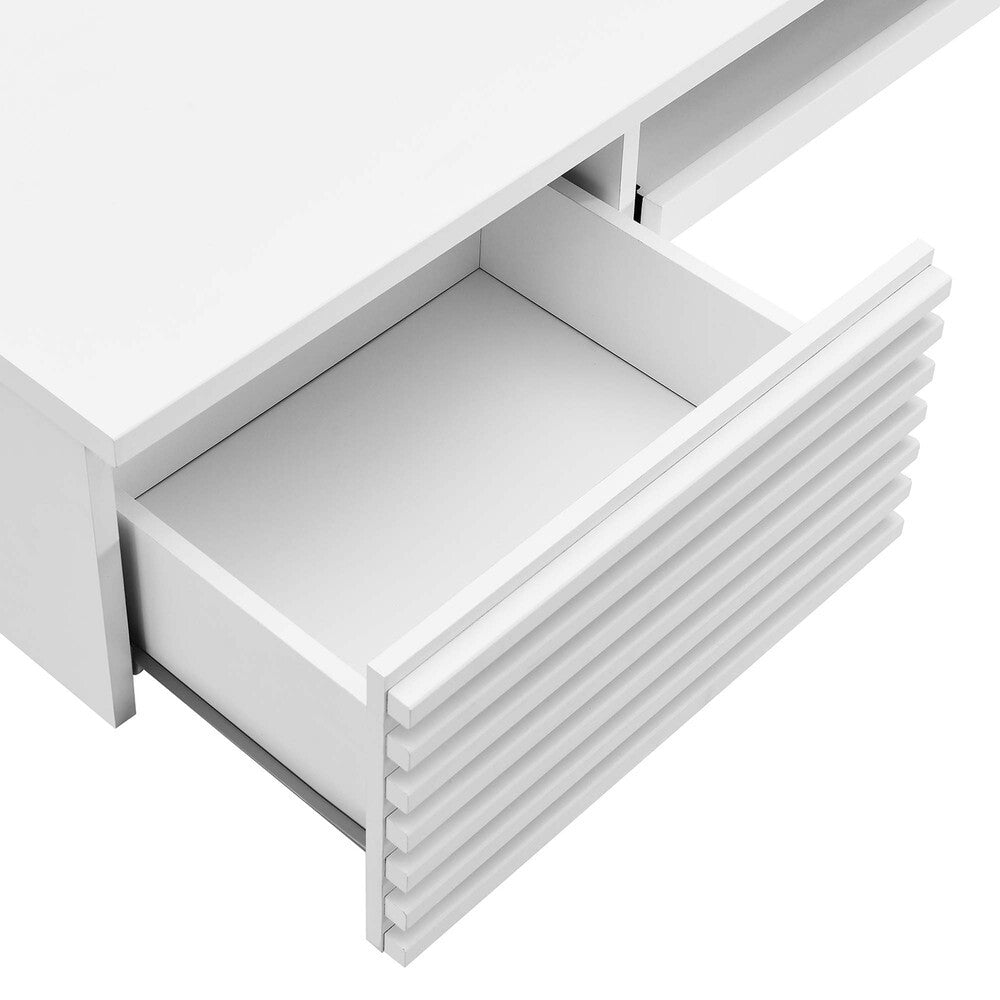 EEI-5865 Render Wall Mount Wood Office Desk by Modway