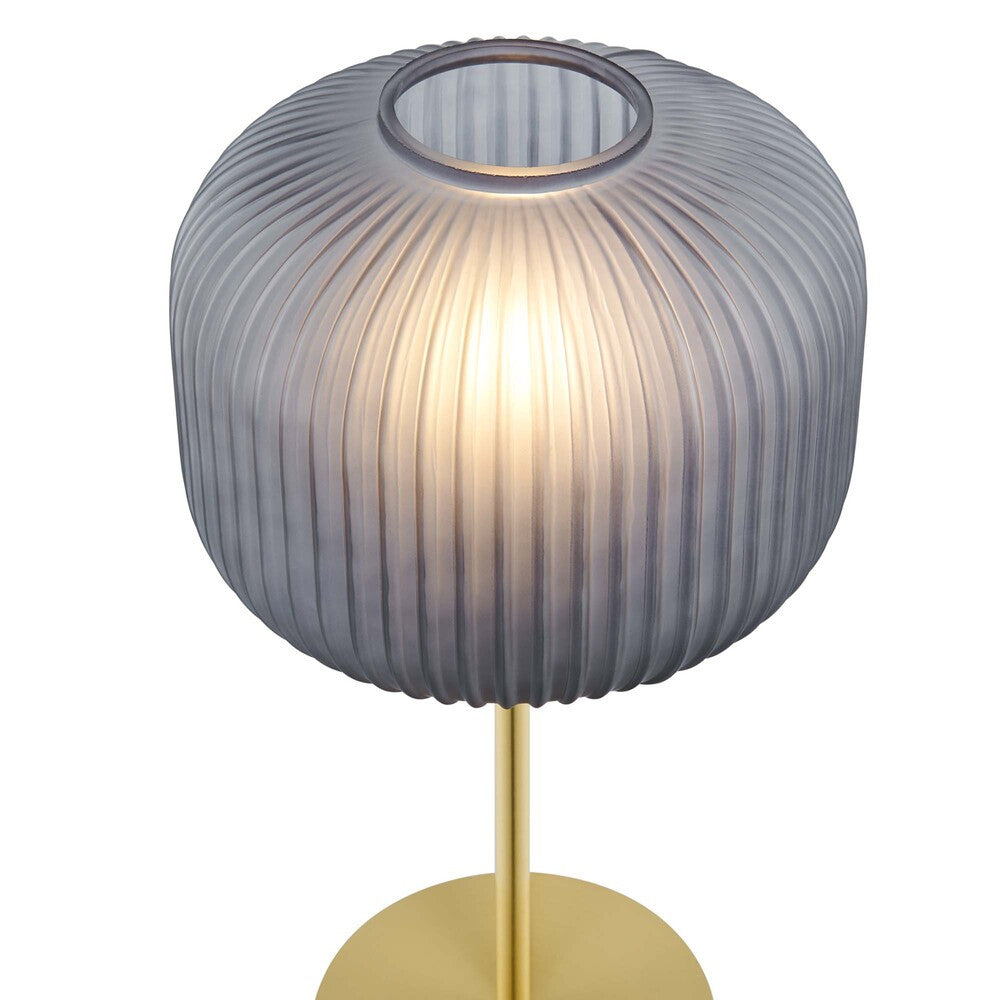 EEI-5622 Reprise Glass Sphere Glass and Metal Table Lamp by Modway