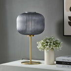 EEI-5622 Reprise Glass Sphere Glass and Metal Table Lamp by Modway