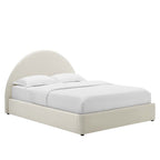 MOD-7131 Resort Performance Velvet Arched Round Full Platform Bed by Modway