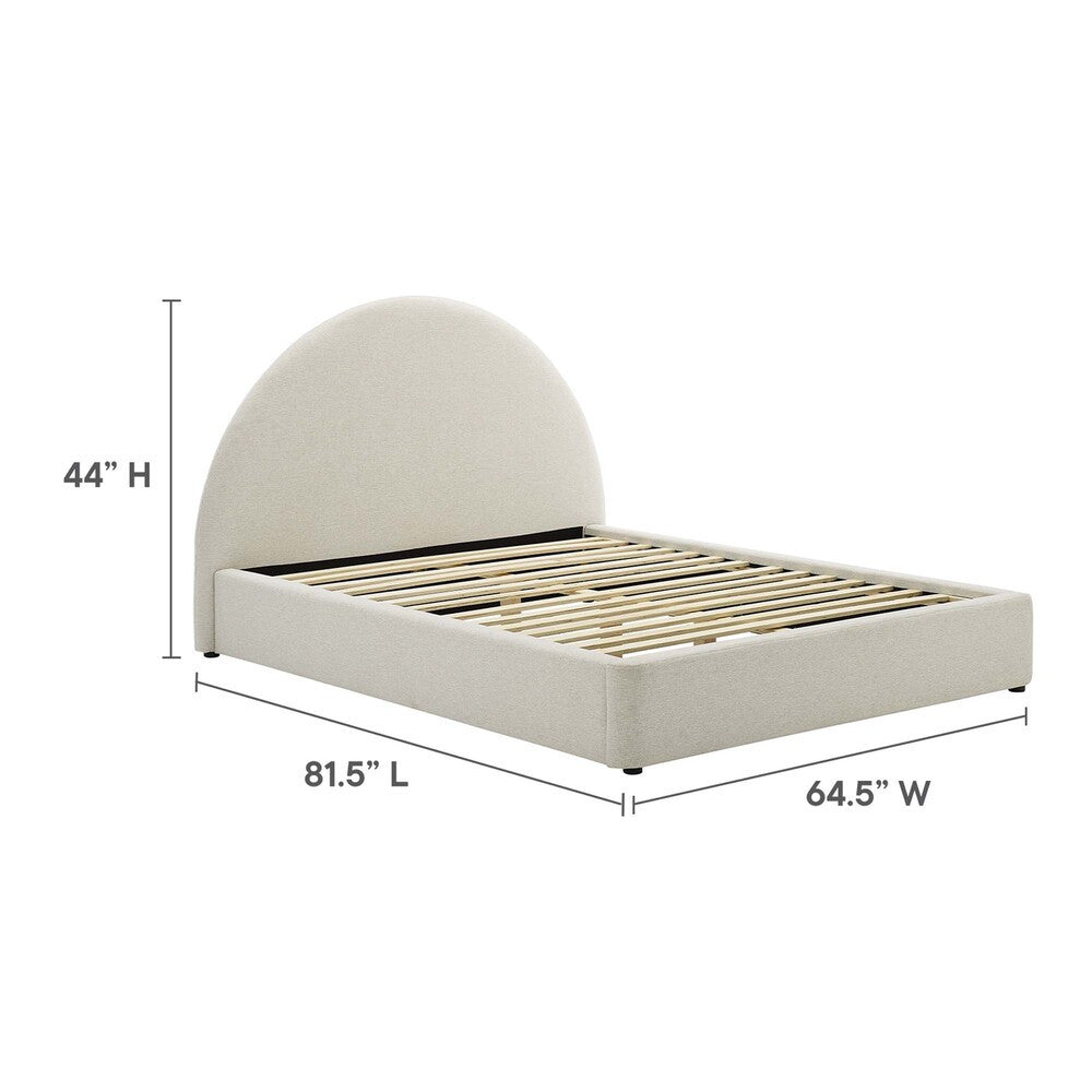 MOD-7130 Resort Upholstered Fabric Arched Round Full Platform Bed by Modway