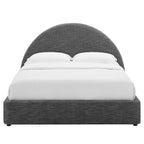 MOD-7130 Resort Upholstered Fabric Arched Round Full Platform Bed by Modway