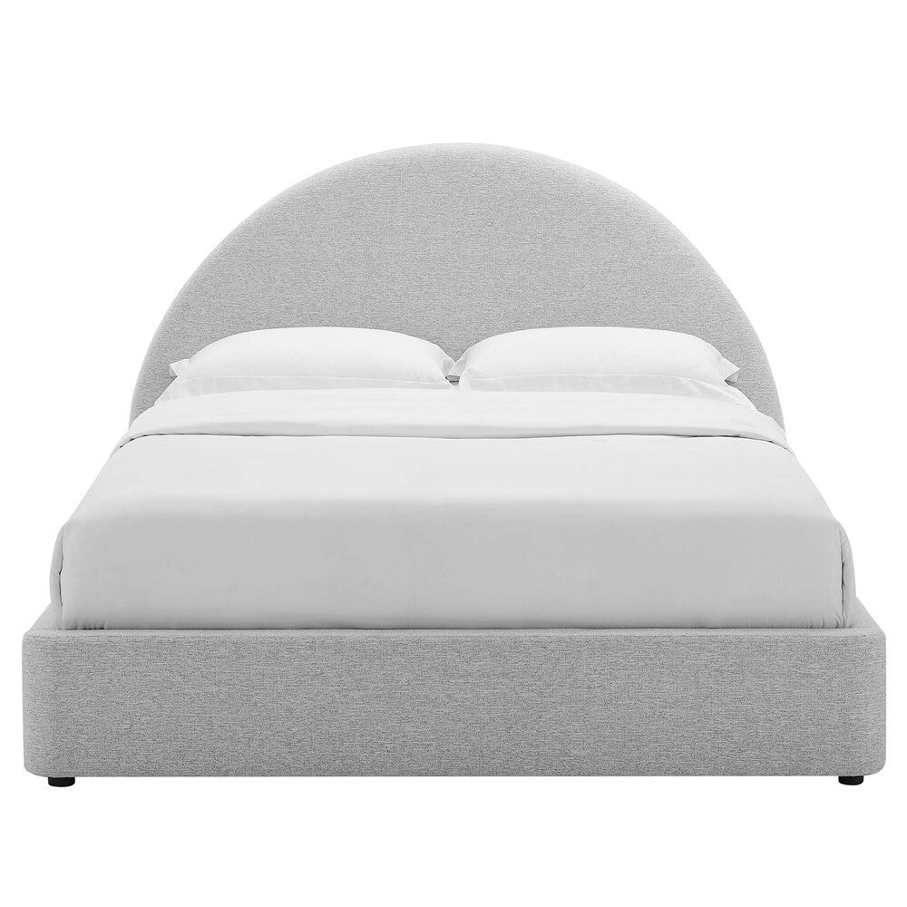 MOD-7134 Resort Upholstered Fabric Arched Round King Platform Bed by Modway