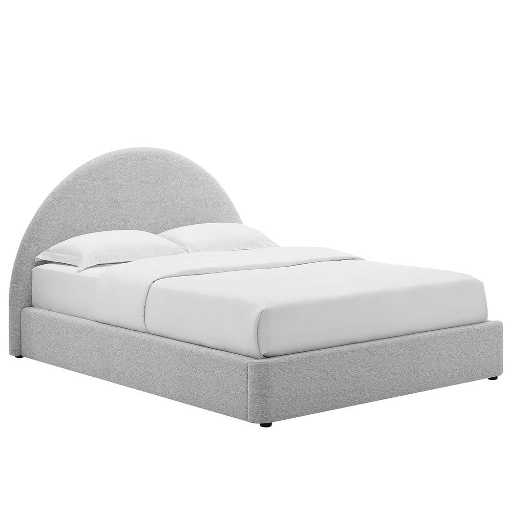 MOD-7134 Resort Upholstered Fabric Arched Round King Platform Bed by Modway