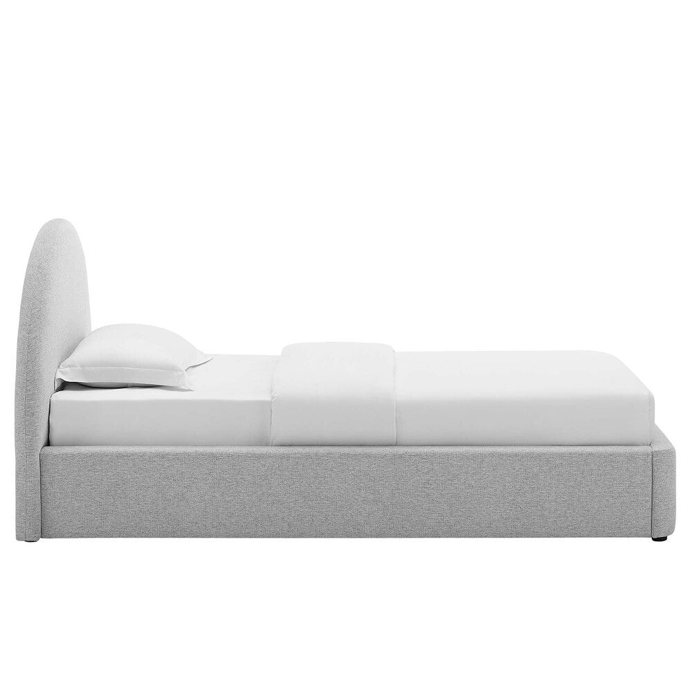MOD-7128 Resort Upholstered Fabric Arched Round Twin Platform Bed by Modway
