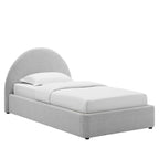 MOD-7128 Resort Upholstered Fabric Arched Round Twin Platform Bed by Modway