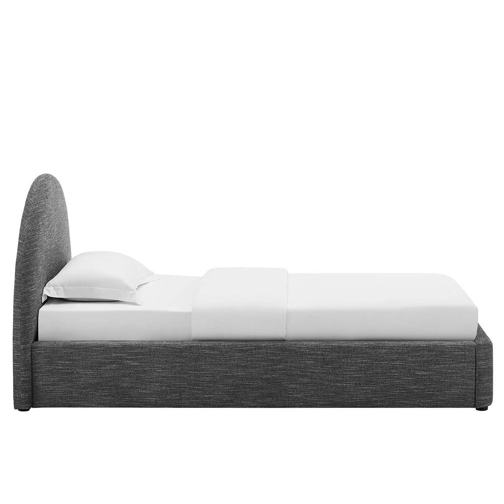 MOD-7128 Resort Upholstered Fabric Arched Round Twin Platform Bed by Modway