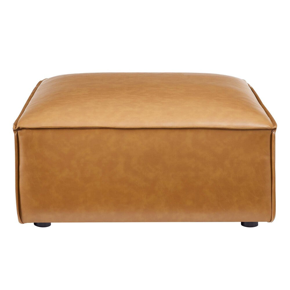 EEI-4709-TAN Restore 4-Piece Vegan Leather Sectional Sofa by Modway