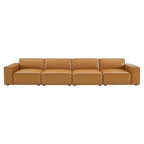 EEI-4710-TAN Restore 4-Piece Vegan Leather Sofa by Modway