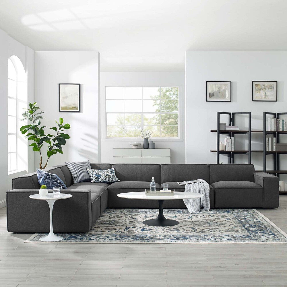 EEI-4119-CHA Restore 6-Piece Sectional Sofa by Modway