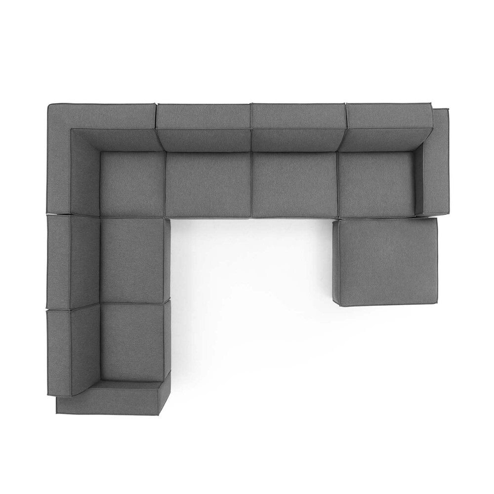 EEI-4120-CHA Restore 7-Piece Sectional Sofa by Modway