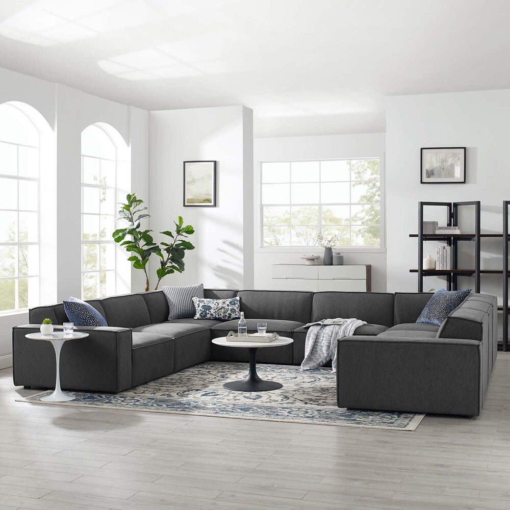EEI-4121-CHA Restore 8-Piece Sectional Sofa by Modway